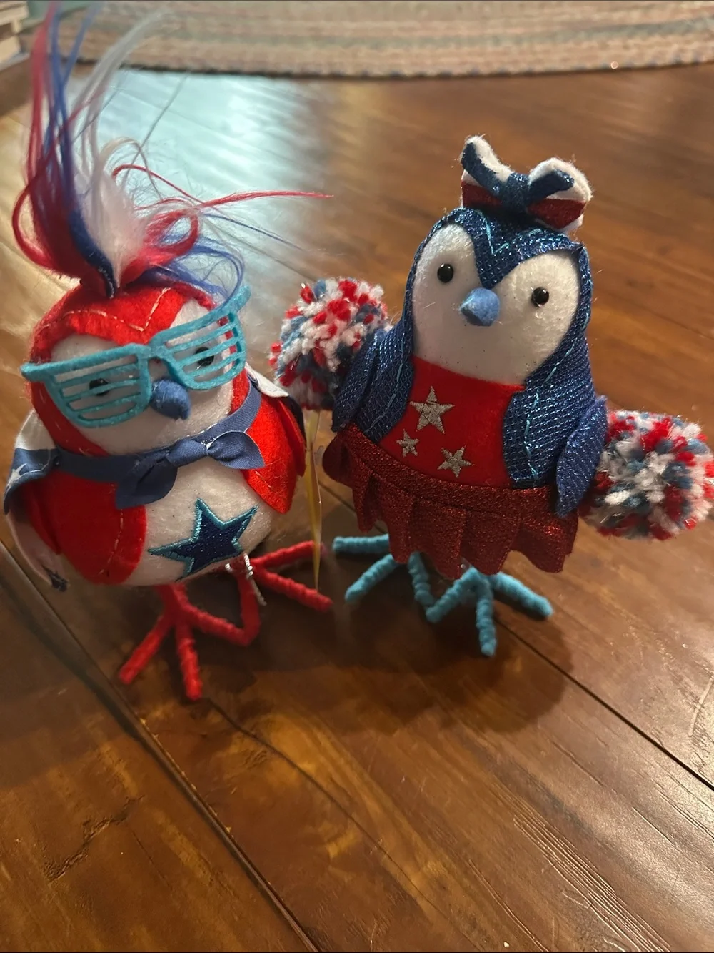 Target Featherly Friends Patriotic Cheery & Hero Bird Pair 2025 4th of July NWT